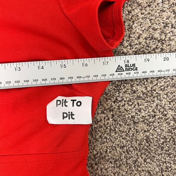 BANANA REPUBLIC Women's 6 Orange Retro Pin-Up Rockabilly Stretch Button Dress - Picture 6 of 8